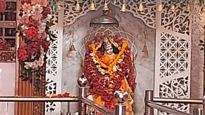 chaitra navratra festival devotee gather in worship maa kushmanda devi in Muzaffarpur Bihar