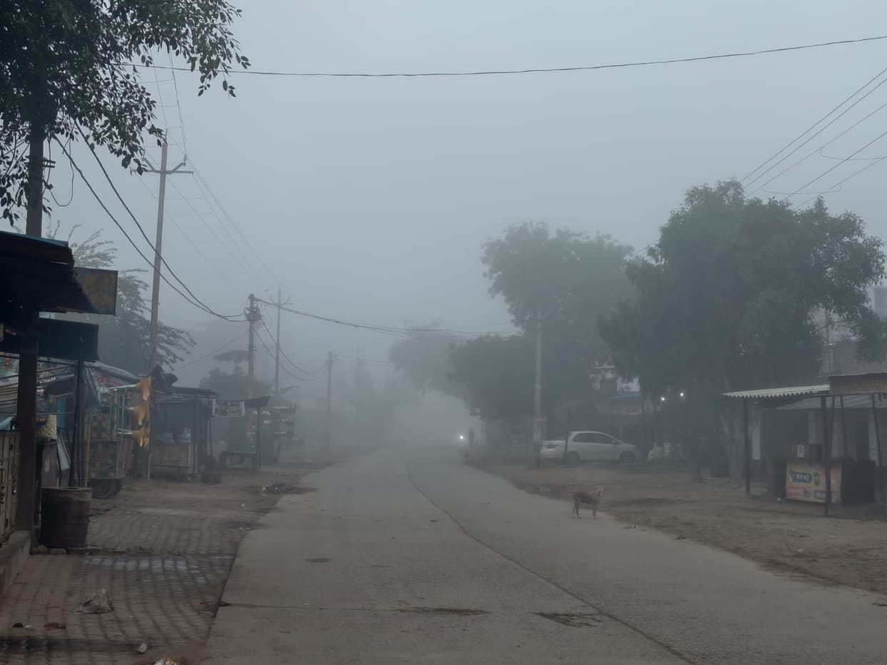 mainpuri news fog in march