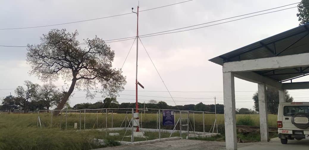 फोटो07मोहनपुरा में बनाया गया मौसम विज्ञान केंद्र। संवाद