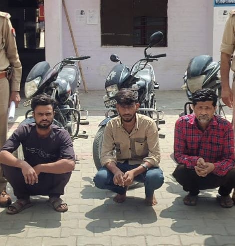 Bike thief gang busted, three arrested