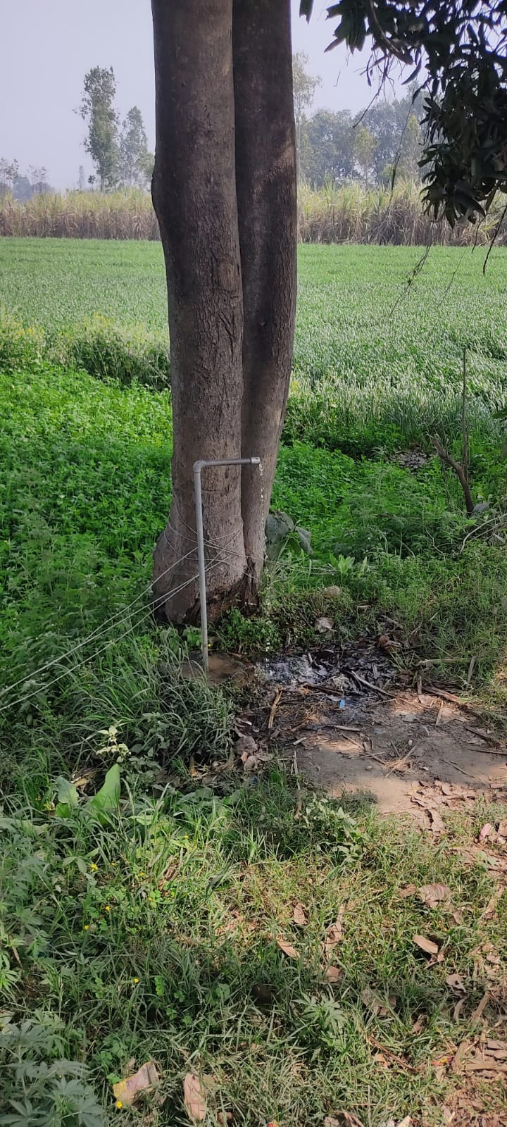 No tap, water flowing... drinking water being wasted from tanks