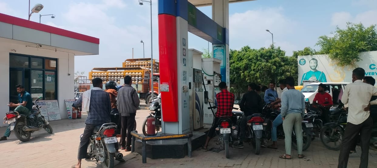 Price hike in premium petrol, industrial diesel leads to rush at pumps