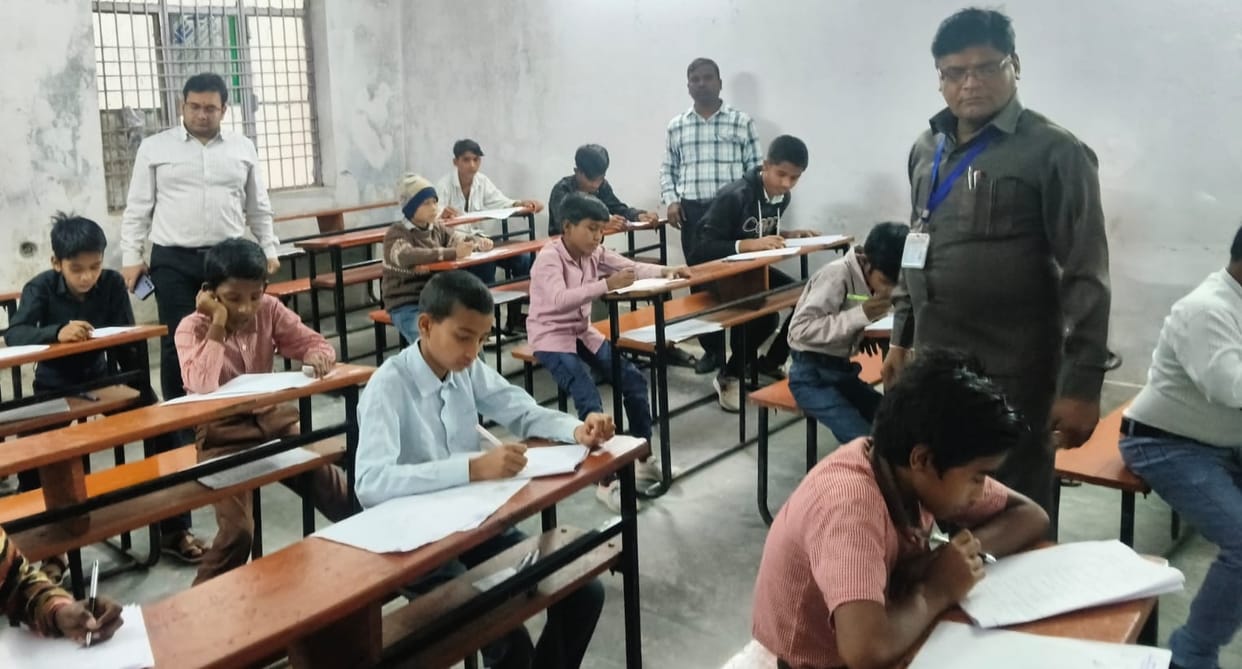1,650 children took the Sarvodaya Vidyalaya entrance exam