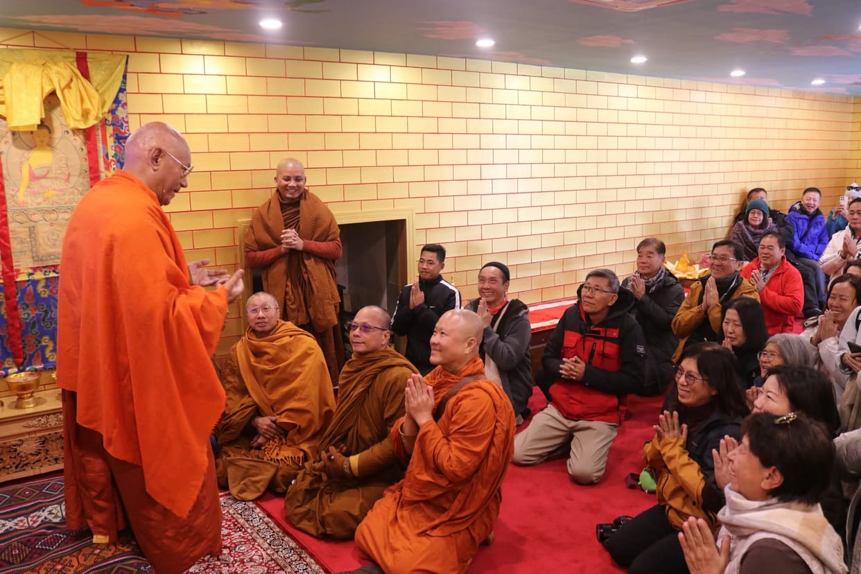 Leh, Pilgrims Reached, Maha Bodhi Centre, From Singapore And Thialand