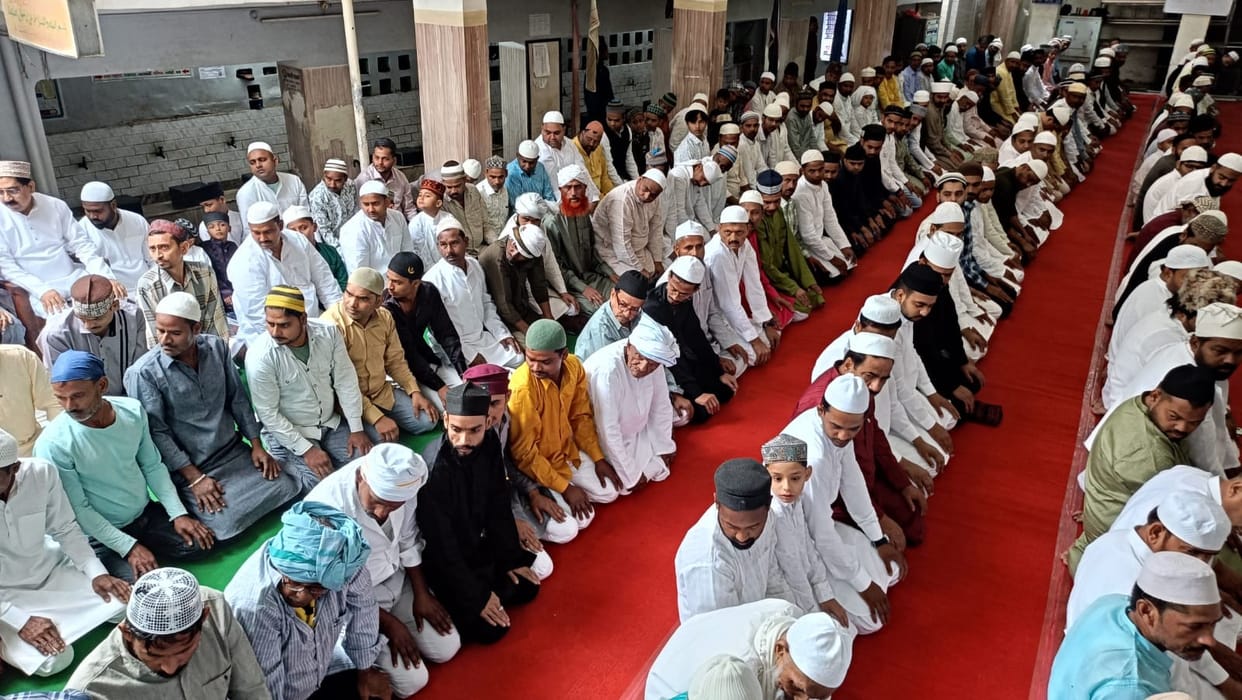 Eid prayers offered amid security at 126 Eidgahs and 206 mosques