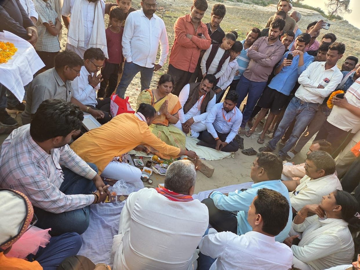 MLA inaugurated Ghat Pipa Bridge in Nevdhiya