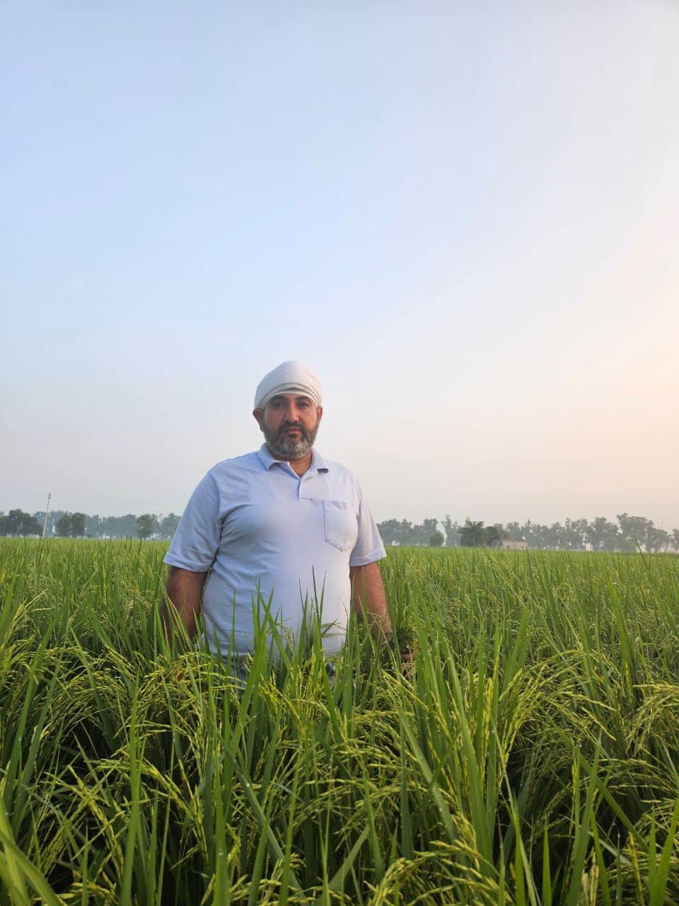  प्रगतिशील किसान बुध सिंह गिल।