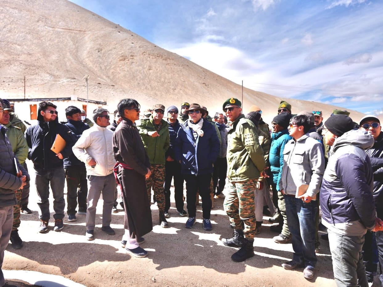 Leh, Chief Secretary, Aashish Kundra, Visit Demchoke Village, Near China Border