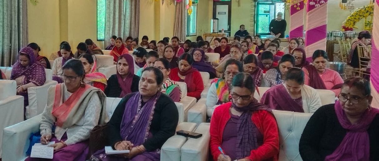 Training given for the campaign of nutrition as well as education