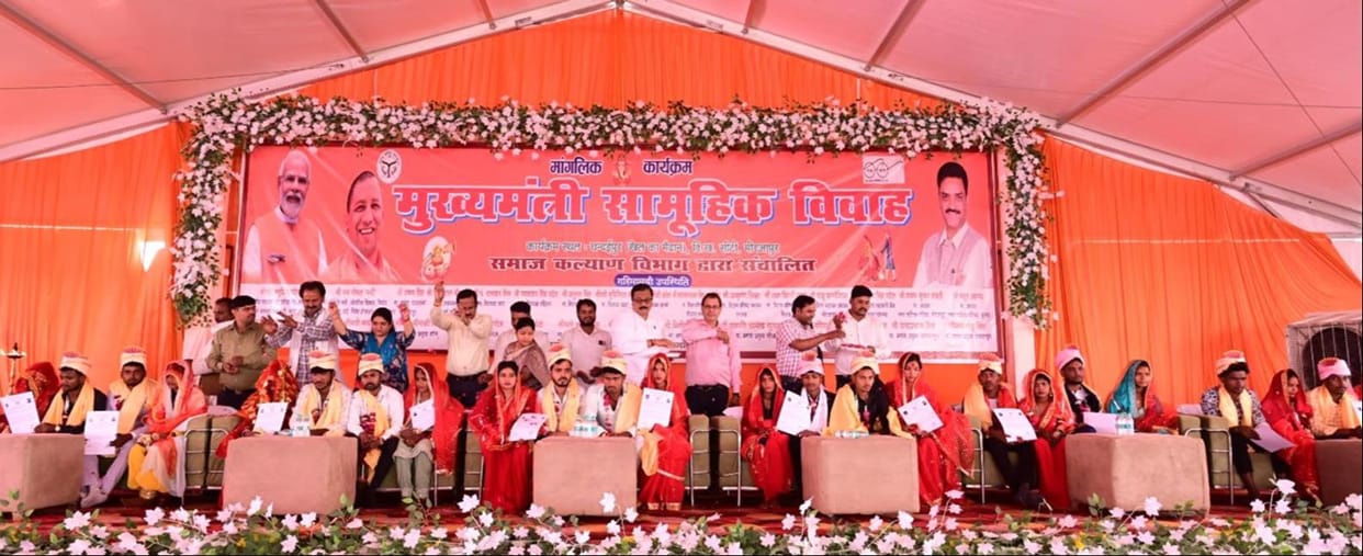 265 couples tied the knot in a mass wedding, four got married.
