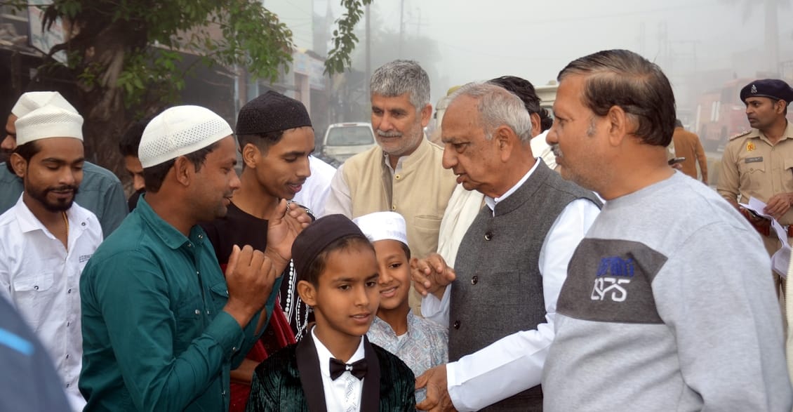 Devotees prayed for peace and progress in the country.
