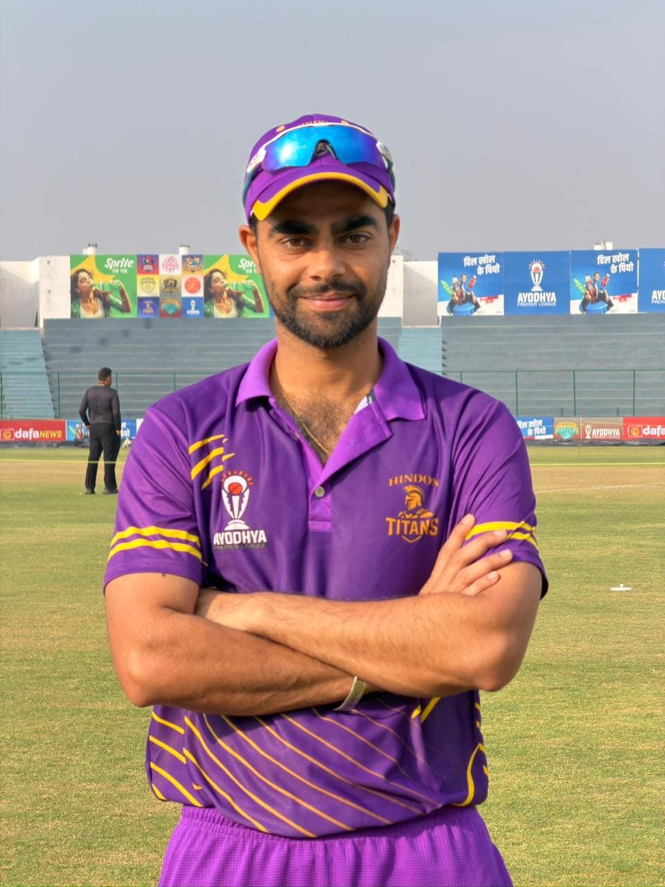 Sirohi's efforts were in vain as he missed the catch.