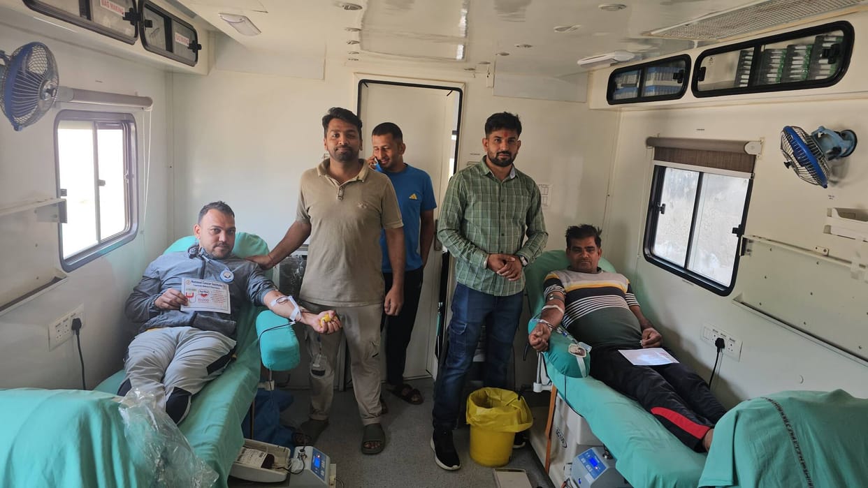 40 People Donated Blood on Martyrs' Day.