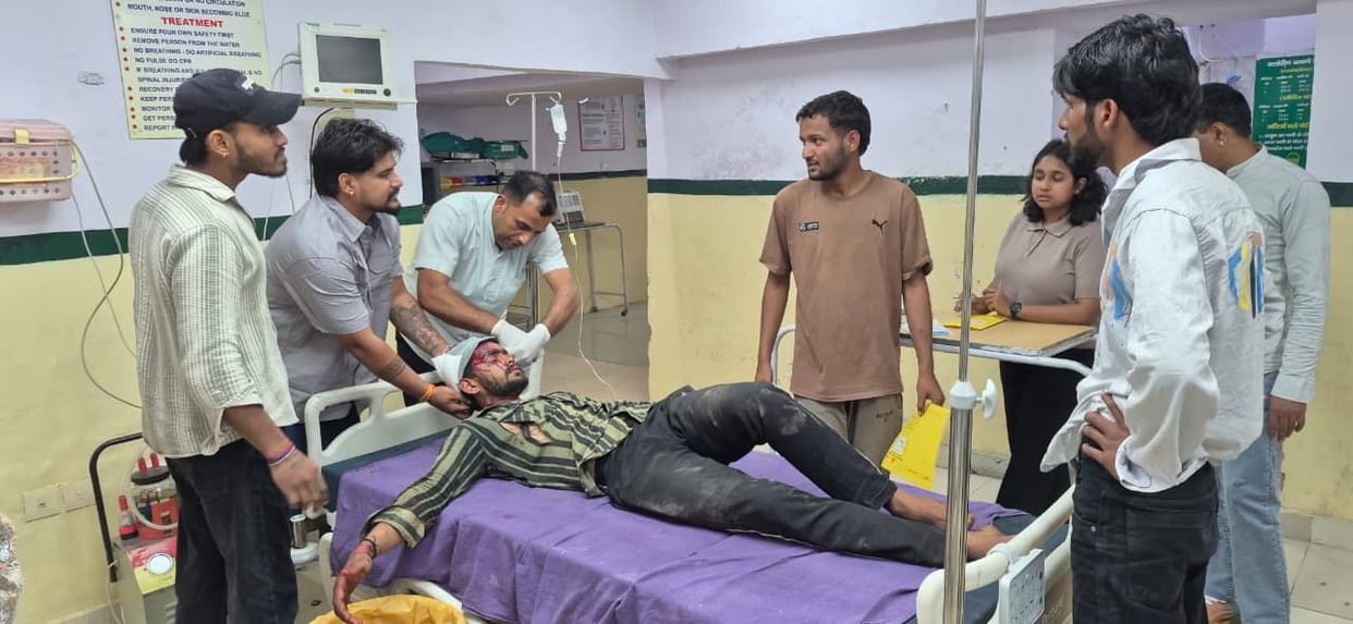 Guard injured in mining dispute, commotion in hospital