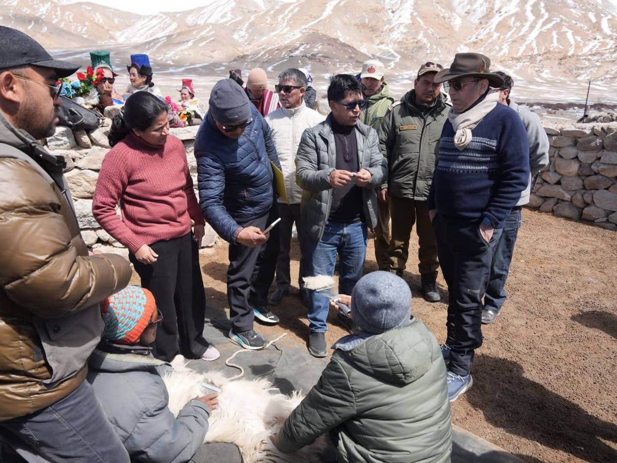 Leh, Chief Secretary, Aashish Kundra, Visit Nayoma