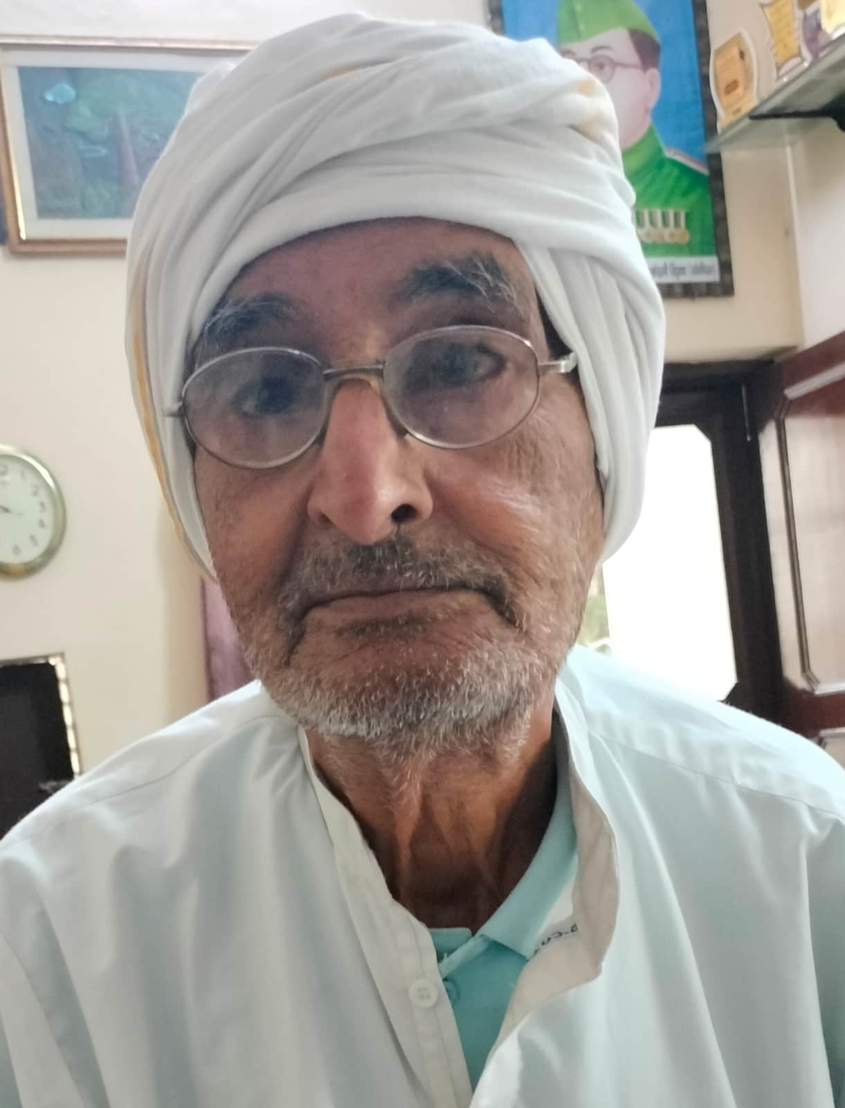 नेशनल एथलेटिक्स में रजत पदक जीतने वाले 82 साल के धर्मचंद पूनिया। स्रोत : नागरिक