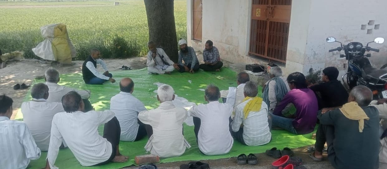 Farmers are angry due to lack of cleaning of drains