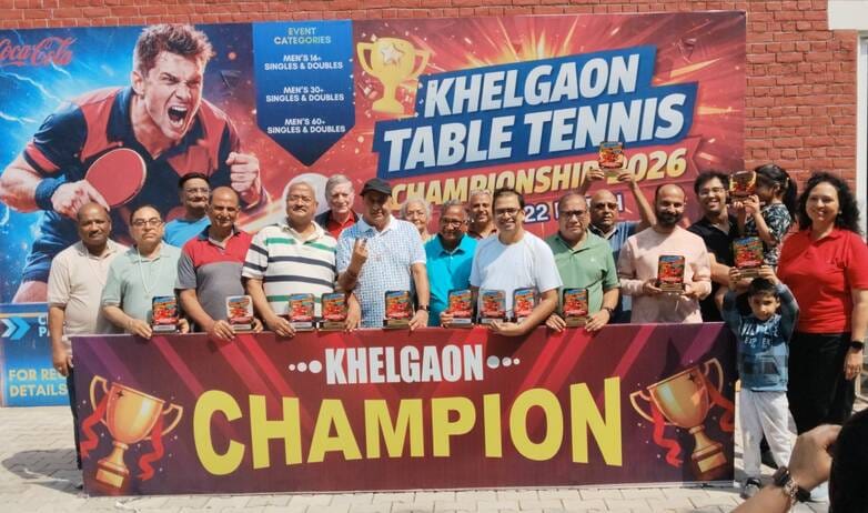 Parul, Ankit, Anoop and Dnyaneshwar became champions in the singles category.