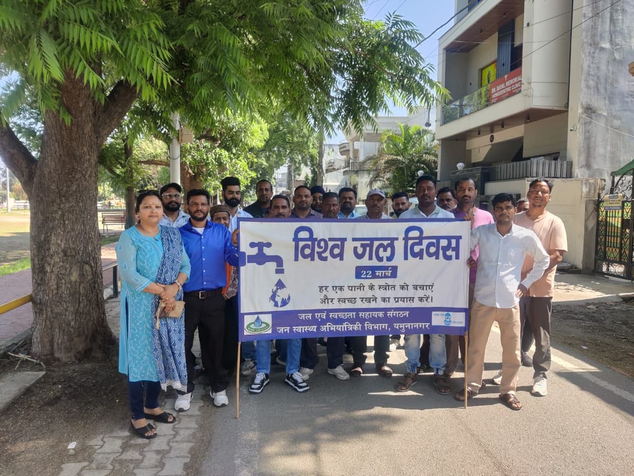 Conveyed the message of water conservation by organizing a rally