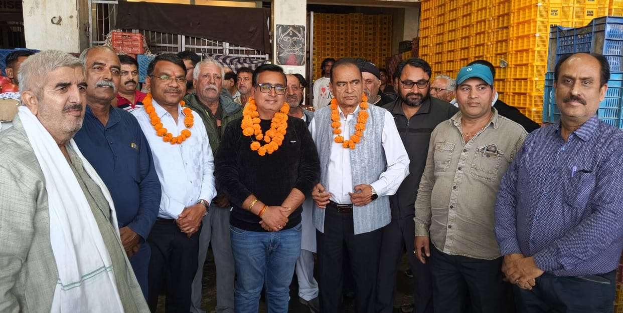 Sahil Maggu became the head of the Vegetable Market Arhatiya Association.