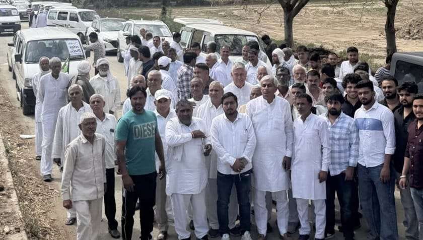 Workers from Ganaur arrived to attend the youth conference