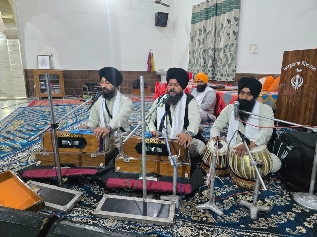 Gurmat propagation gathering, Sangat was delighted with Shabad Kirtan