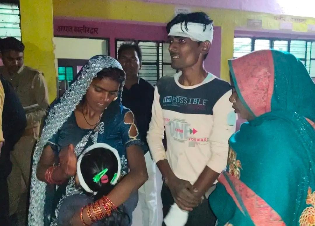 Auto collided with car, girl died, six injured