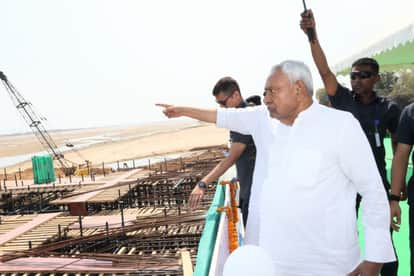 nitish Kumar inspection water treatment plant in rohtas samridhi yatra, bihar news