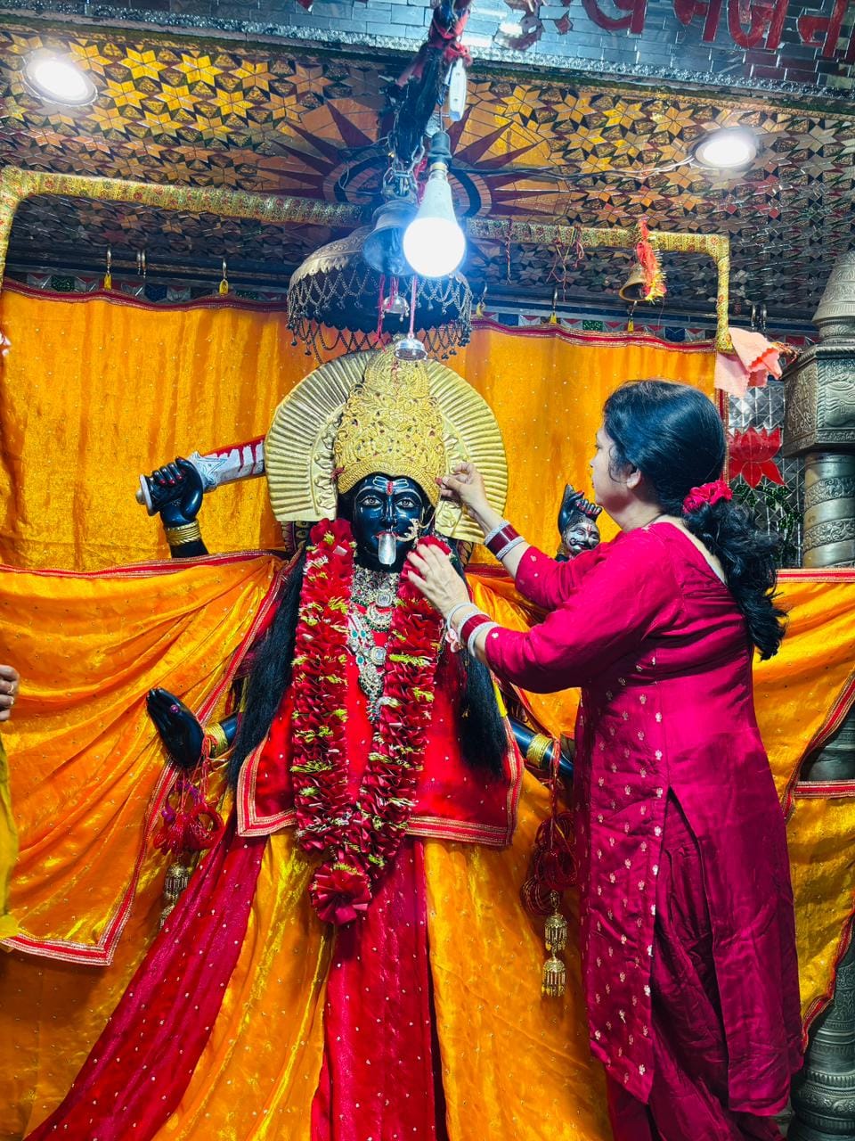 The royal coronation of the Mother Goddess took place at the Dukhbhanjani Temple.The royal coronation of the Mother Goddess took place at the Dukhbhanjani Temple.