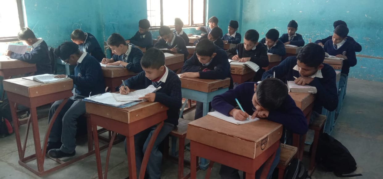 new desk in shamsher school