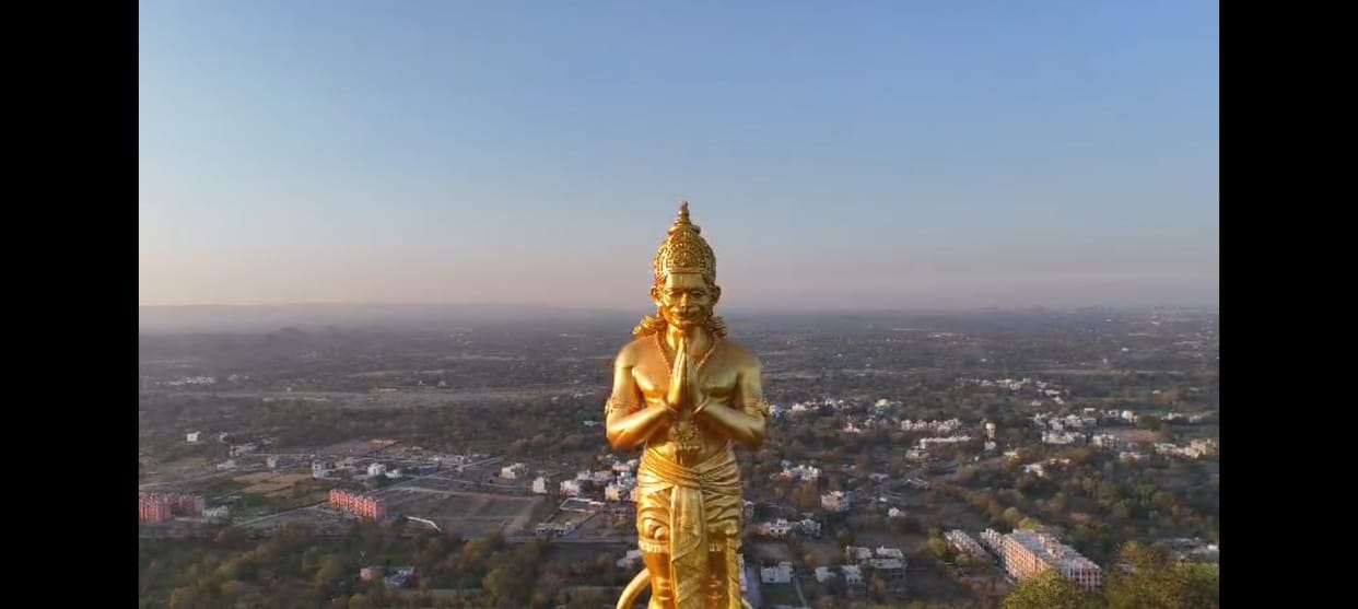 131-feet tall Balaji statue will be unveiled on Giriraj mountain on Ram Navami