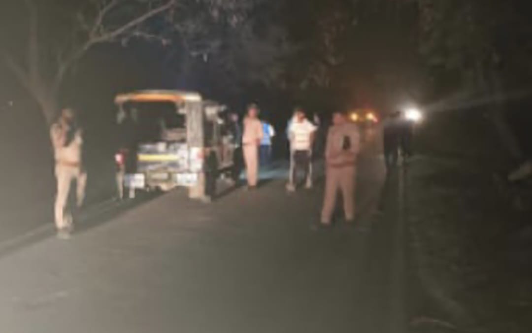 Two youths died in a collision between a bike and a car.