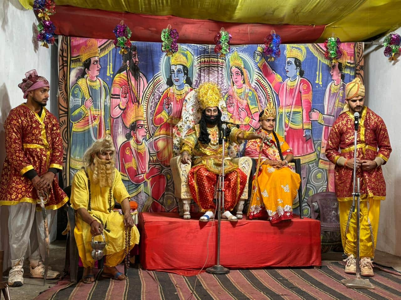 धार महानपुर रामलीला का दृश्यजागरूक पाठक