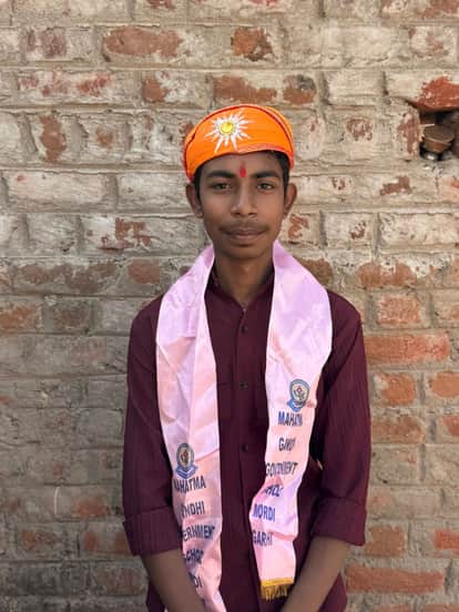 Helper couple’s son scores Ninety-seven point one seven percent in 10th under tarpaulin roof