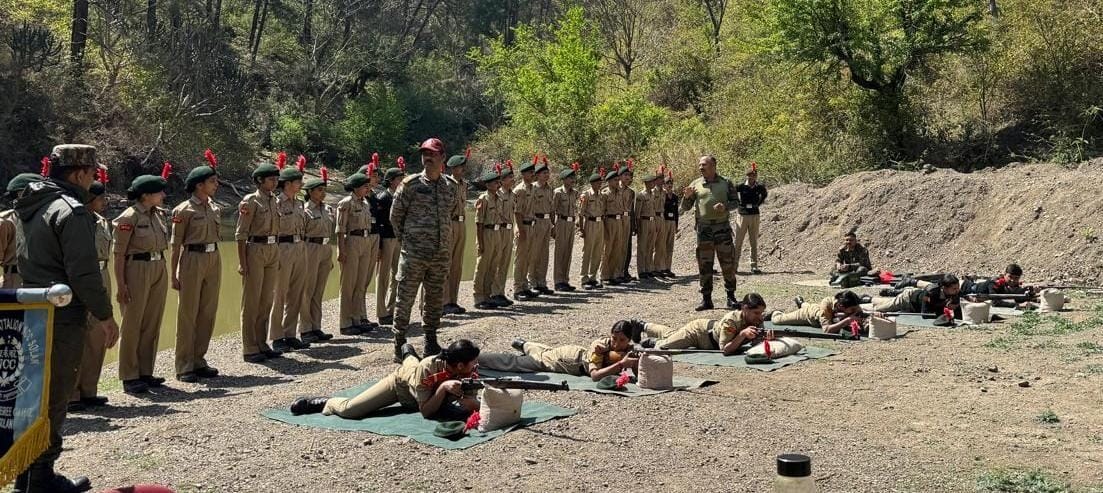 Cadets were taught gun handling and target-setting techniques.