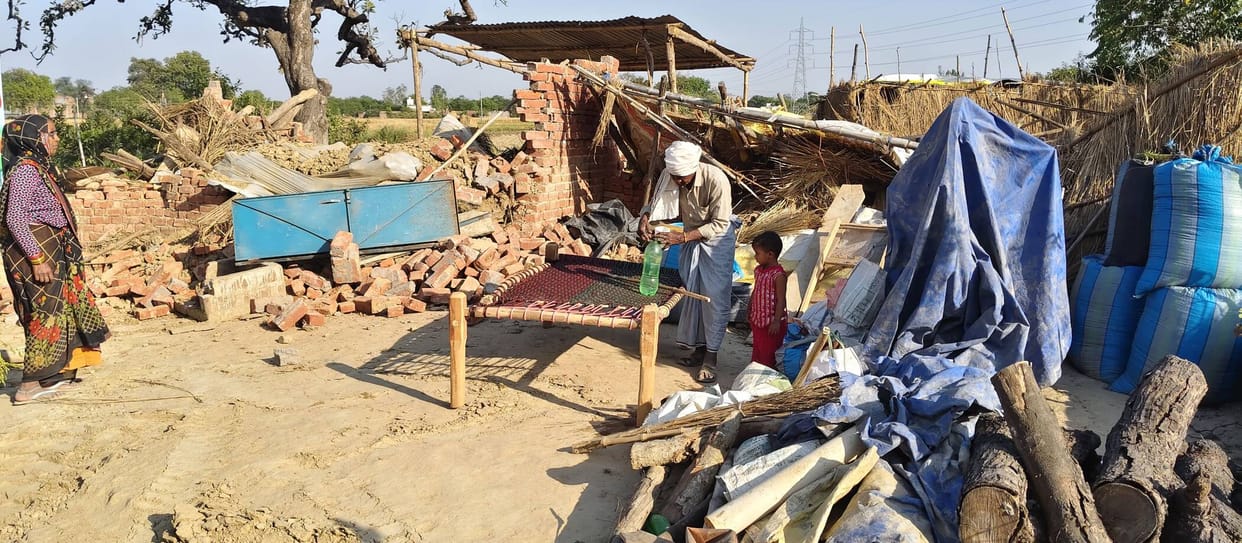 Revenue Team, Accompanied by Police, Demolishes Illegal Encroachment