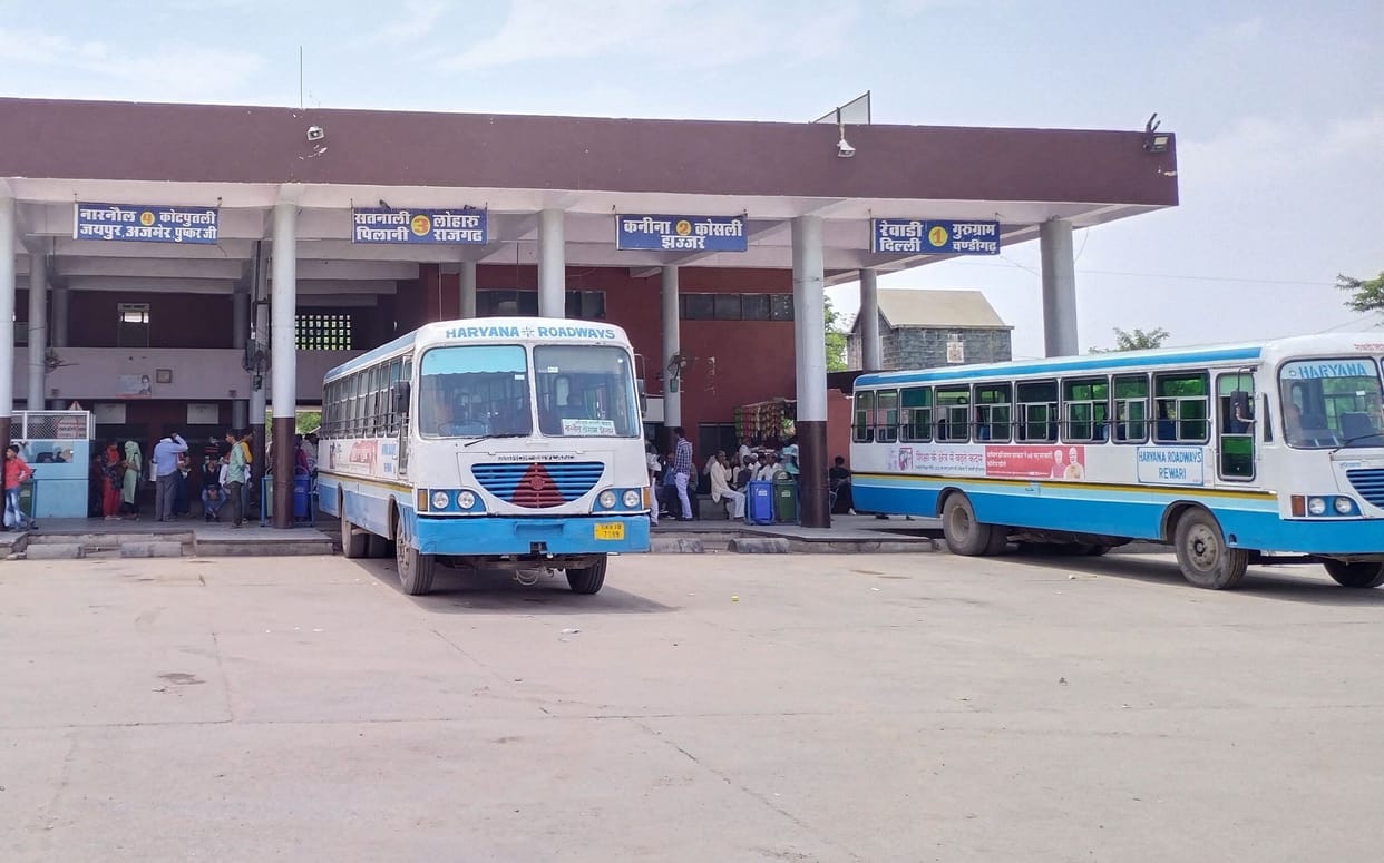 Bus starts from Dadri to Ajmer, will reach Mahendragarh at 5:57 am and Narnaul at 6:30 am