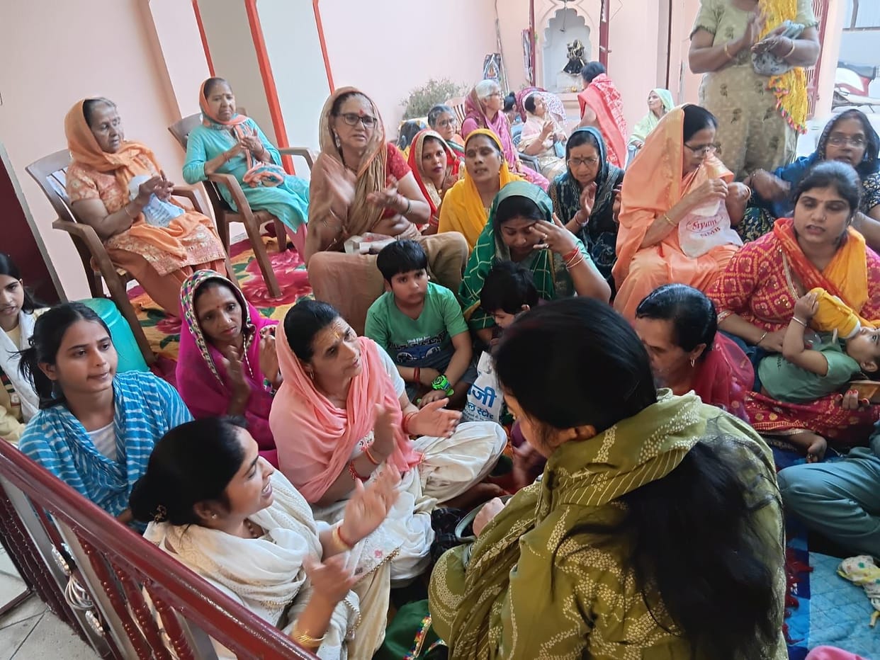 The story of Shri Ram's birth was narrated to the devotees.