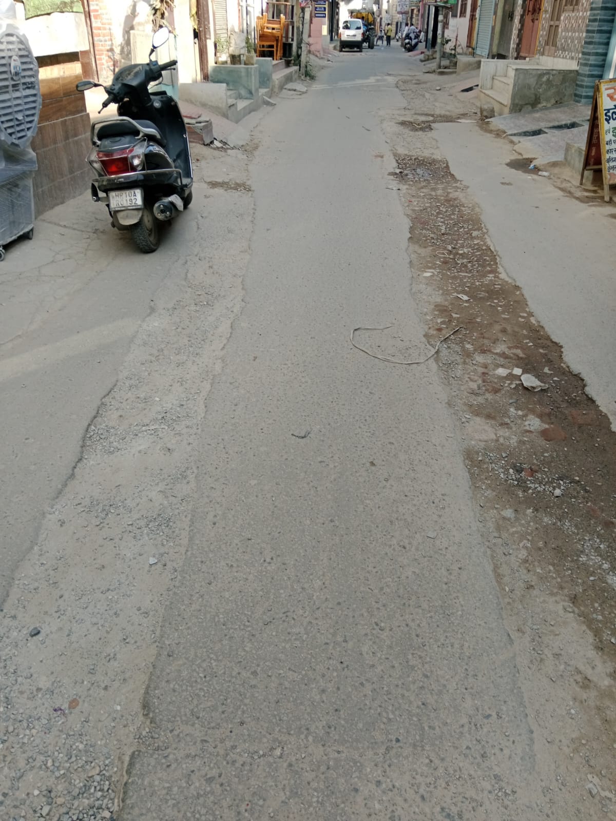 Anger over non-construction of street, complaint lodged on CM window