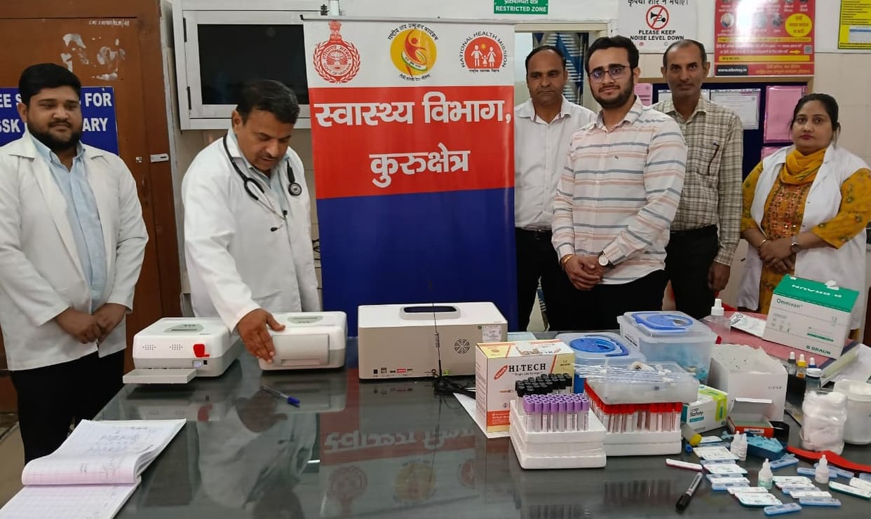 Machine installed in CHC Ladwa