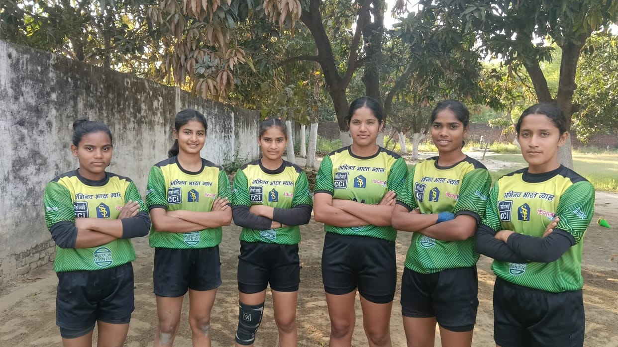Six daughters of Olipatti selected for Mirzapur Kabaddi League