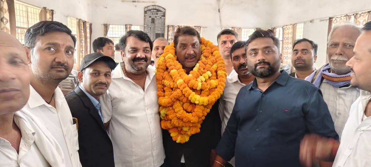 Candidates filed their nomination papers with their supporters