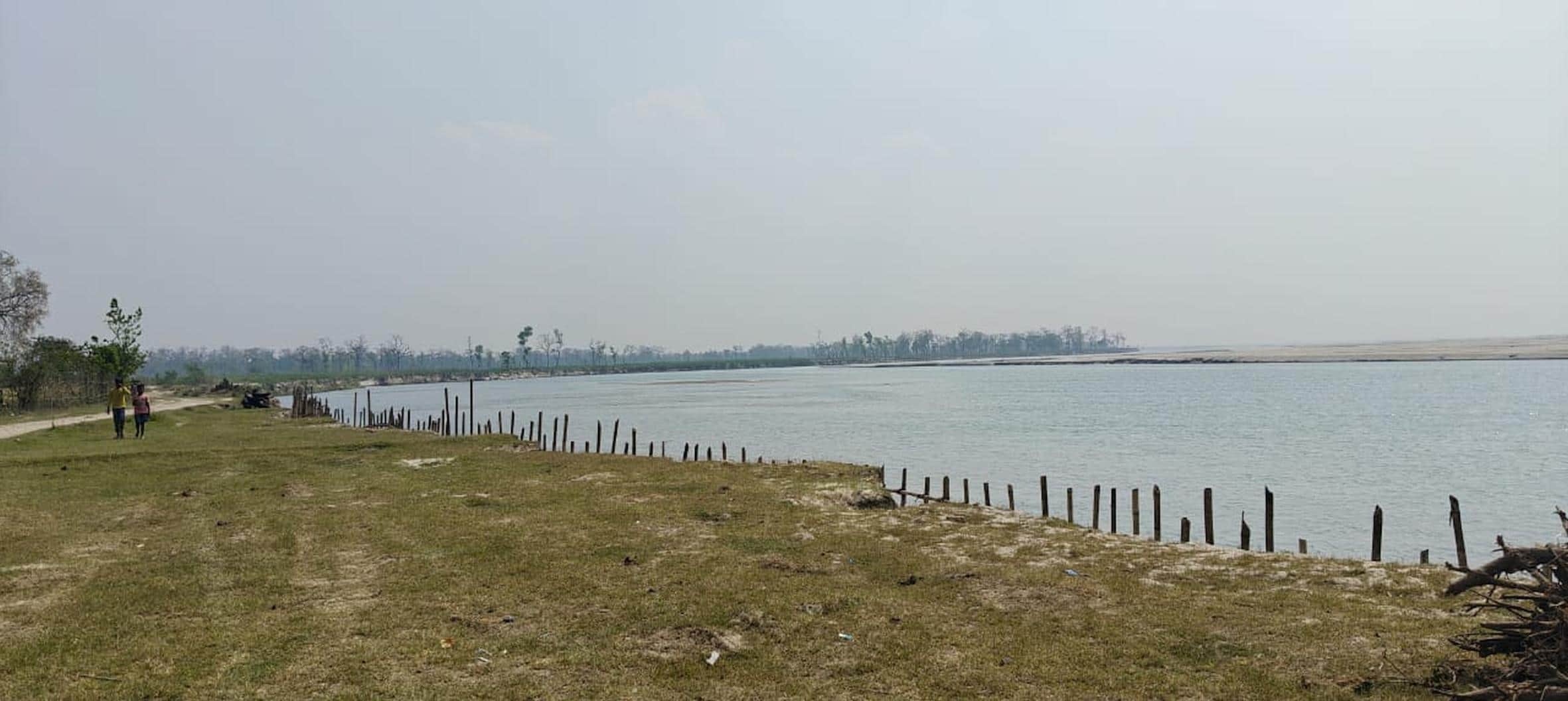  मौरहवा में स्थित सरयू नदी में इसी जगह होगा कटान निरोधक कार्य। 