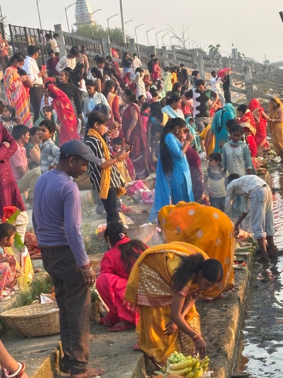 Chaiti Chhath: Devotees offer prayers to the setting sun