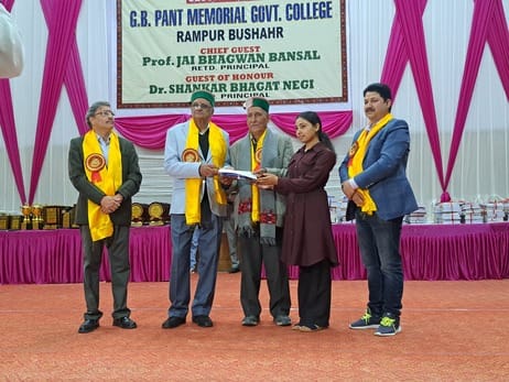 Meritorious students were honored in Rampur College