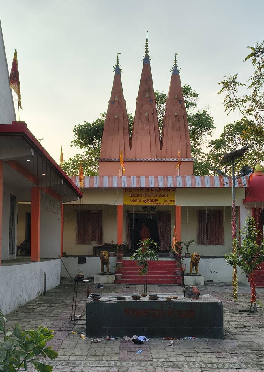 The ancient temple of Maa Sidhariya is a center of faith.