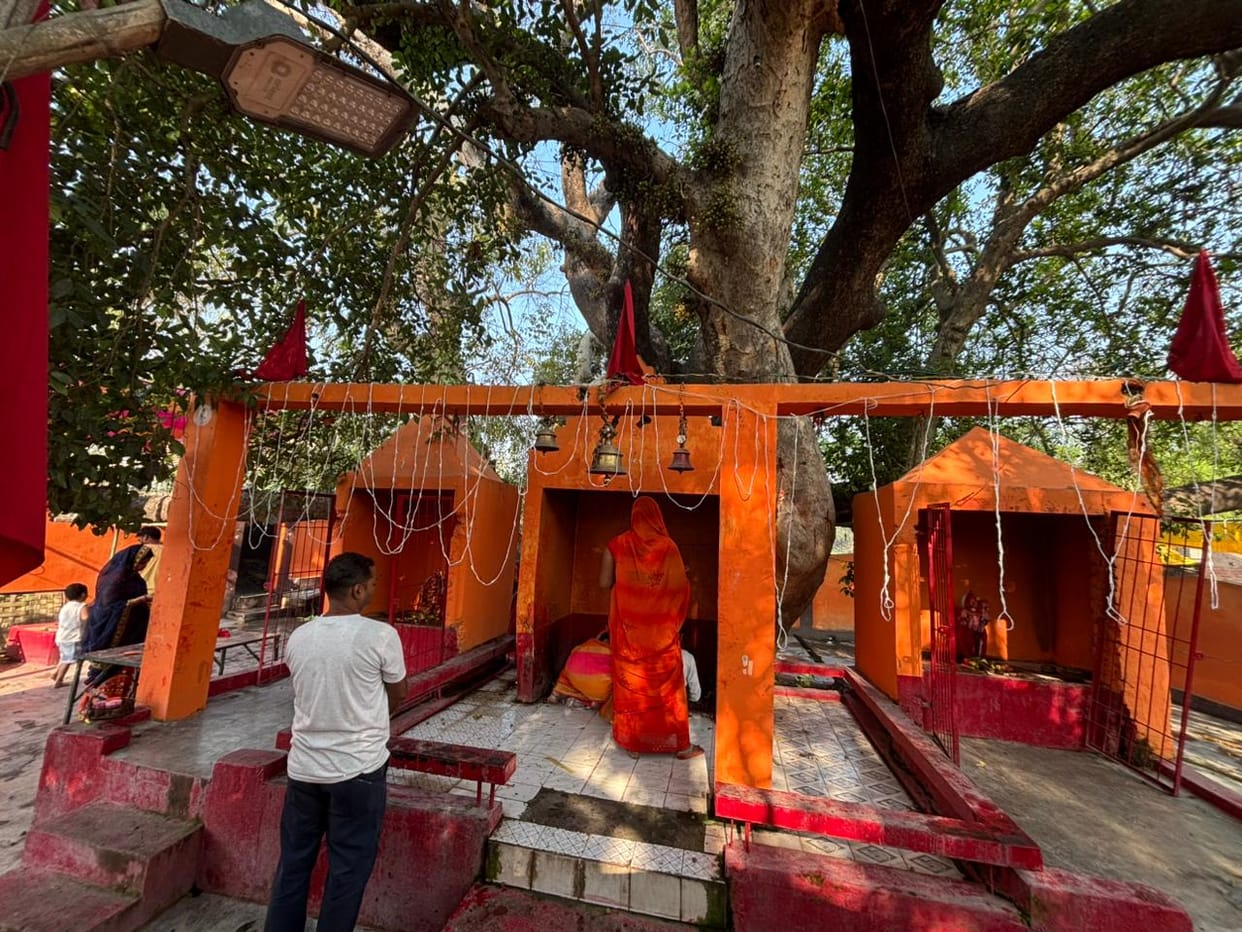 Devotees worshipped Goddess Katyayani.