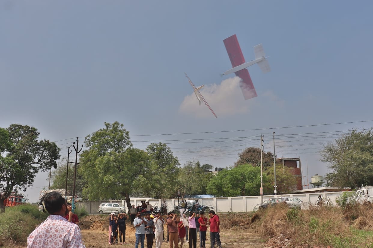 Children build and fly remote controlled aircraft