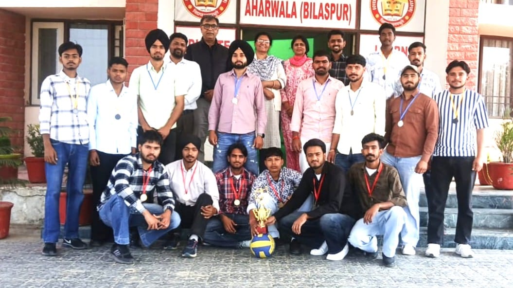 Mahesh and Team Take First Place in Volleyball