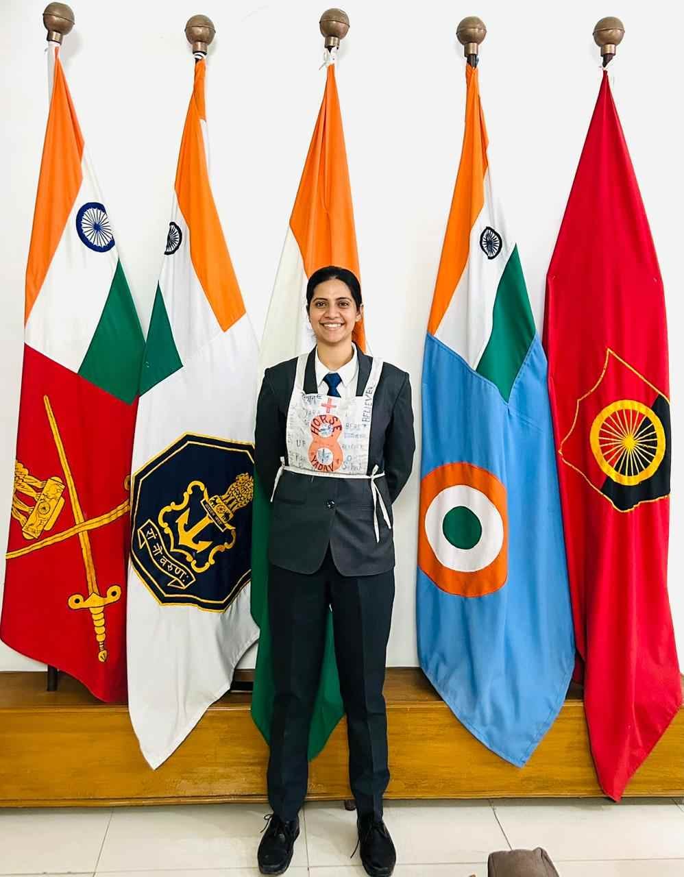Shakti Swaroopa Manisha Yadav became a flying officer in the Air Force after fulfilling her father's dream.